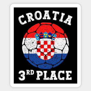 Croatia Football 3rd Place Magnet